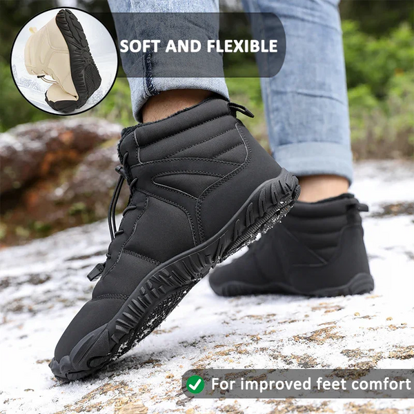 kaegreel winter barefoot shoes snow boots 31517 black