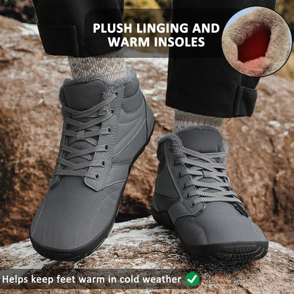 kaegreel winter barefoot shoes snow boots 31517 grey
