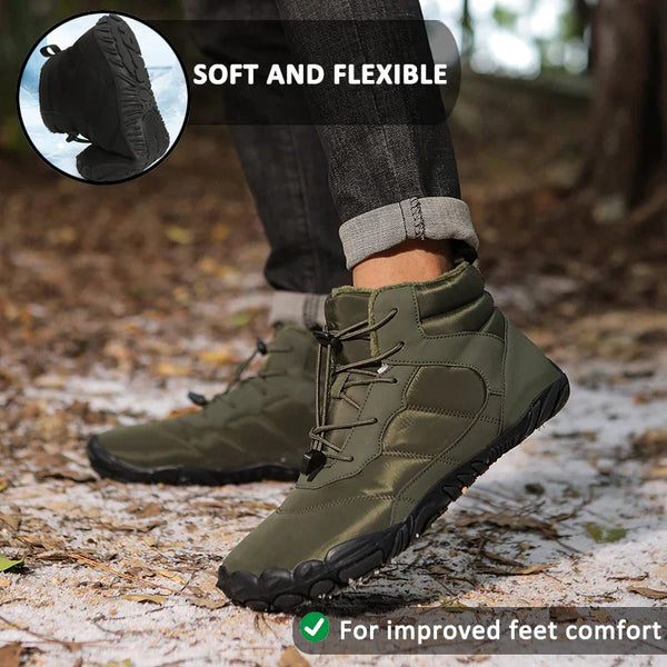 kaegreel winter barefoot shoes snow boots 31519 army green