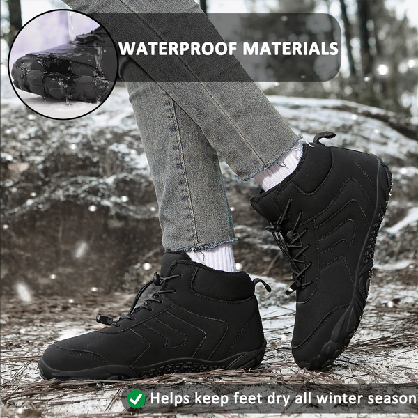 kaegreel winter barefoot shoes snow boots 31521 black