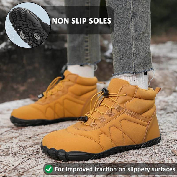 Botas de nieve zapatos de trekking resistentes al desgaste zapatos de senderismo calzado no deslizante e impermeable zapato descalzo de invierno (unisex)