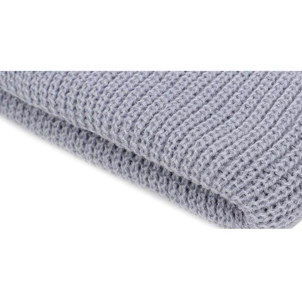Unisex Solid Color Knitted Wool Hat Skull Cap Beanie