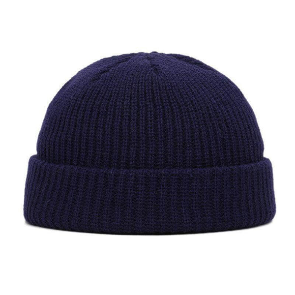 Unisex Solid Color Knitted Wool Hat Skull Cap Beanie