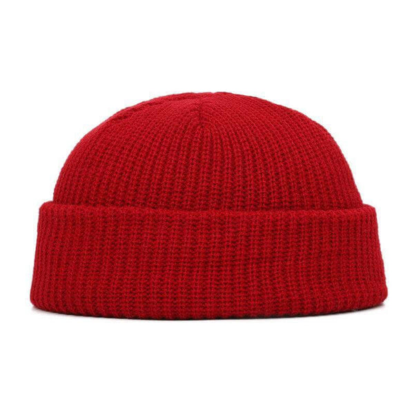 Unisex Solid Color Knitted Wool Hat Skull Cap Beanie