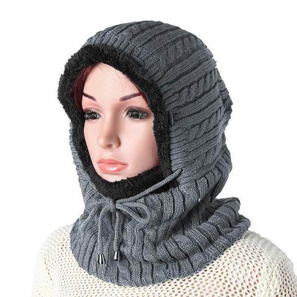 Mujeres hombres parejas multiusos pasamonte mascarilla de cara invierno tejido bufanda skullies gorros sombrero cuello calentador
