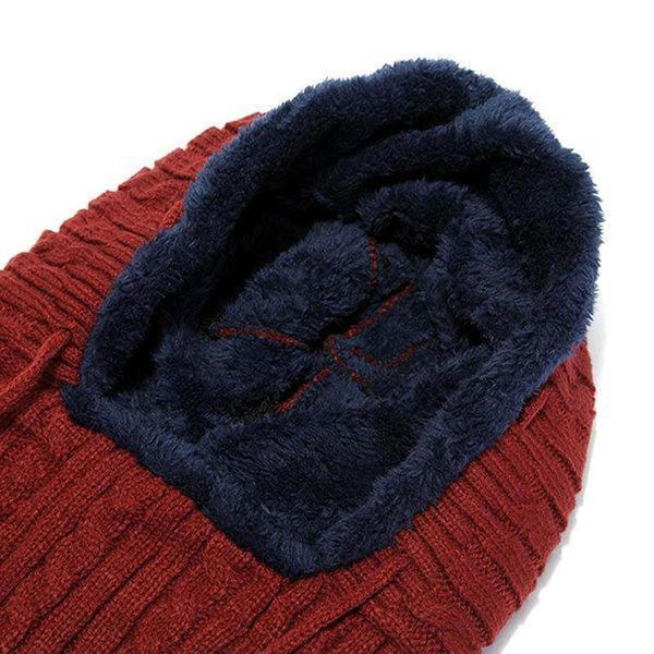 Mujeres hombres parejas multiusos pasamonte mascarilla de cara invierno tejido bufanda skullies gorros sombrero cuello calentador