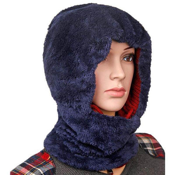 Mujeres hombres parejas multiusos pasamonte mascarilla de cara invierno tejido bufanda skullies gorros sombrero cuello calentador