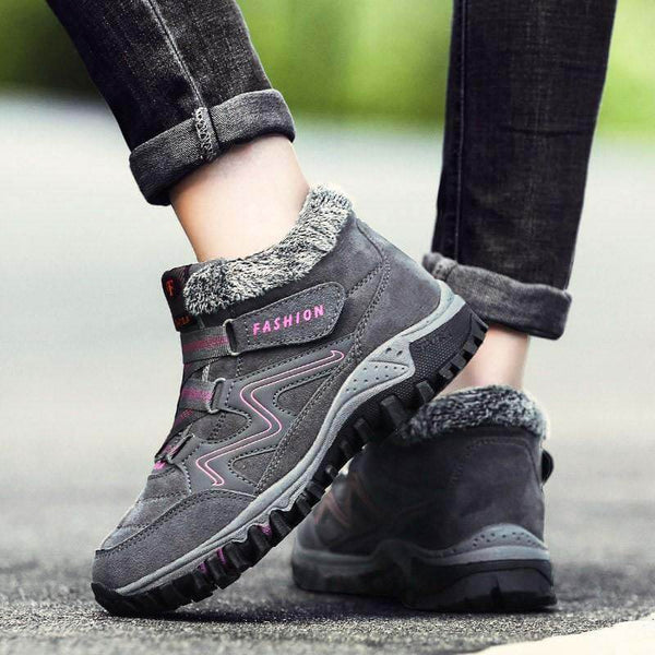 Kaegreel para mujer cómoda cálida impermeable gancho gancho tobillo botines