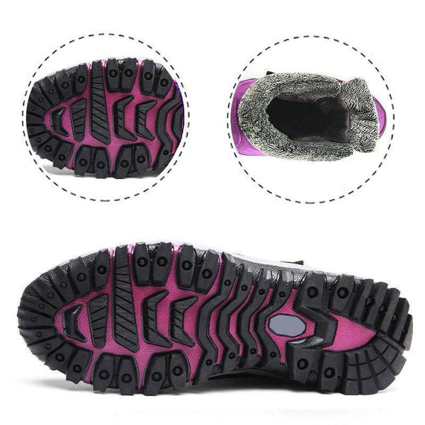 Kaegreel para mujer cómoda cálida impermeable gancho gancho tobillo botines