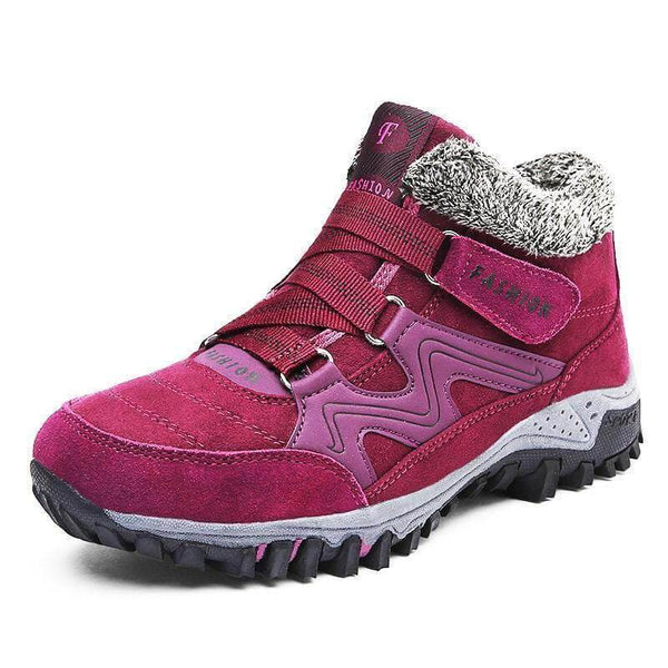 Kaegreel para mujer cómoda cálida impermeable gancho gancho tobillo botines