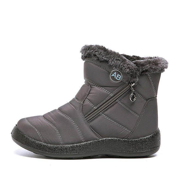 Mujeres Botas de nieve de invierno Tobillo Botas cortas Slip On Woming Women Women Women Tobles Fuerzas Fuera de piel