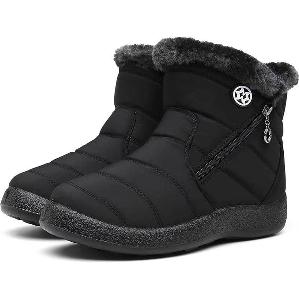 Botas de invierno para mujeres Botas de nieve con forrado impermeable zapatos de invierno botas de eje corto de invierno zapatos