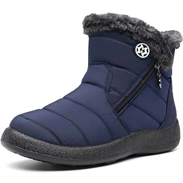 Botas de invierno para mujeres Botas de nieve con forrado impermeable zapatos de invierno botas de eje corto de invierno zapatos