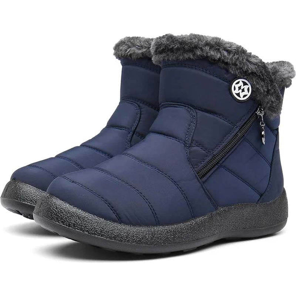 Botas de invierno para mujeres Botas de nieve con forrado impermeable zapatos de invierno botas de eje corto de invierno zapatos