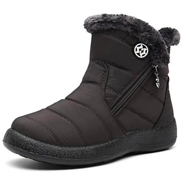 Botas de invierno para mujeres Botas de nieve con forrado impermeable zapatos de invierno botas de eje corto de invierno zapatos