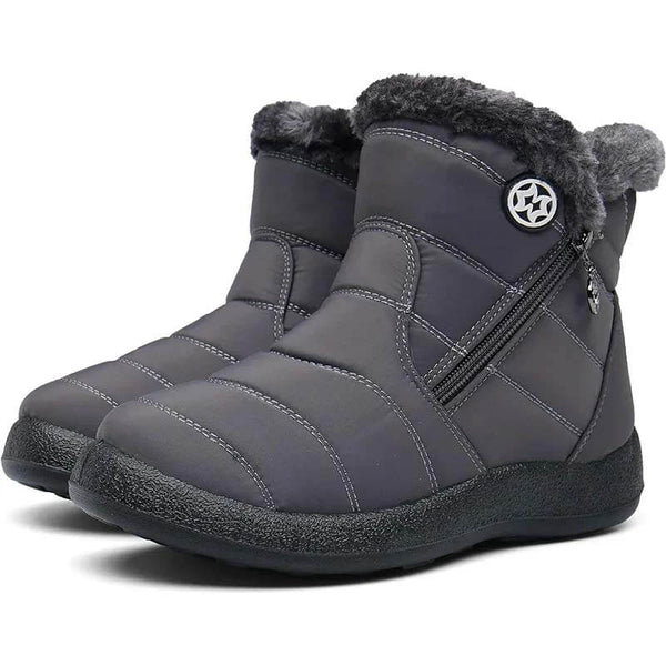 Botas de invierno para mujeres Botas de nieve con forrado impermeable zapatos de invierno botas de eje corto de invierno zapatos