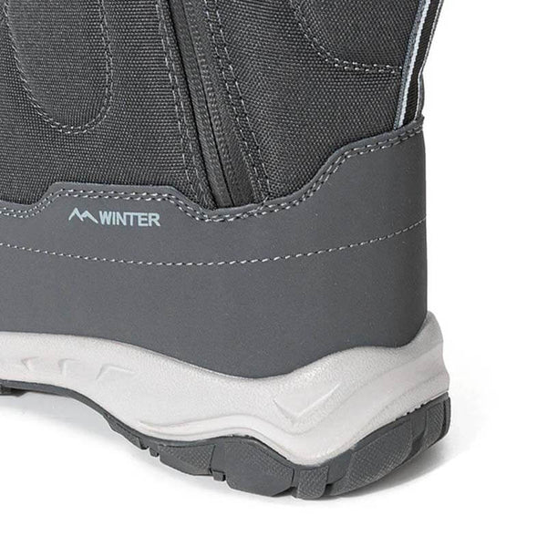 Botas de nieve de invierno para mujeres con cremallera, impermeable, no deslizamiento, resistente al desgaste, espesas y aterciopeladas cálidas