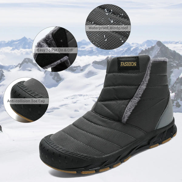 kaegreel winter snow boots 31520 grey