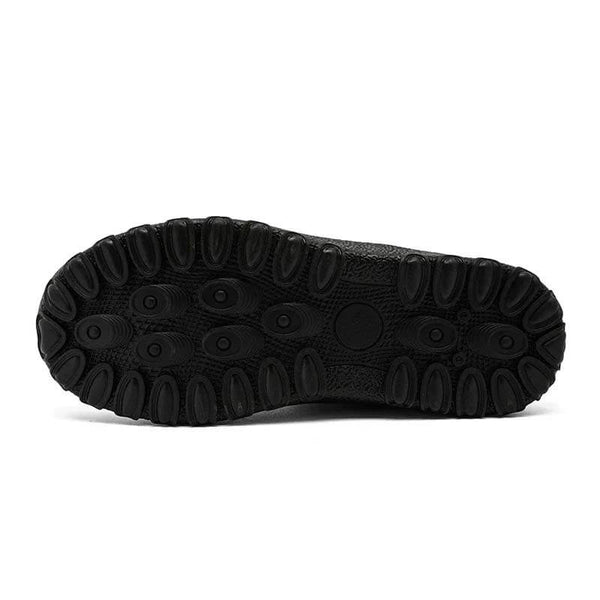 Botas de nieve para hombres correas a prueba de frío zapatos de invierno zapatos de senderismo calzado sin deslizamiento e impermeable zapato descalzo de invierno