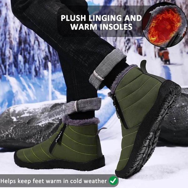 Botas de nieve de otoño e invierno zapatos de senderismo calientes zapatos de senderismo