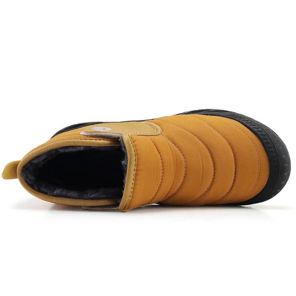 Botas de nieve de otoño e invierno al aire libre más zapatos de senderismo de terciopelo calzado no deslizante e impermeable zapato descalzo de invierno (unisex)