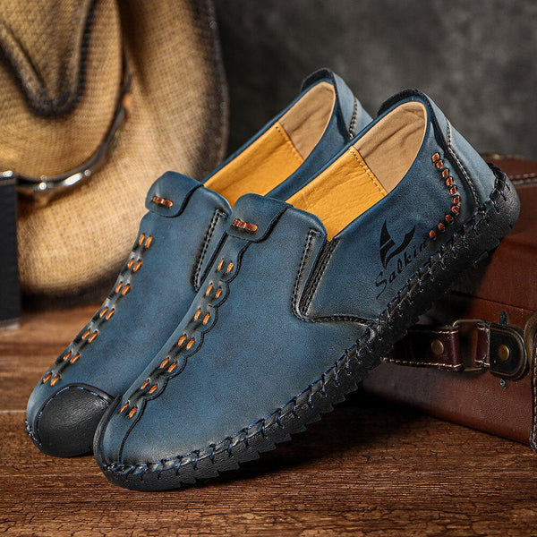 kaegreel handmade leather shoes 31320 blue