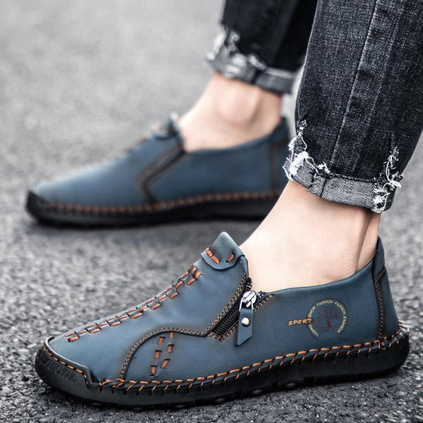 kaegreel handmade leather shoes 31338 blue