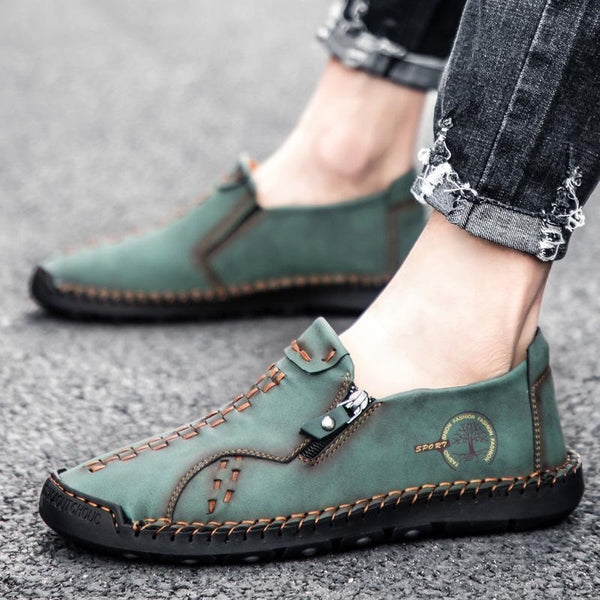 kaegreel handmade leather shoes 31338 green