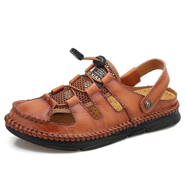 kaegreel handmade leather shoes sandals slippers 31269 brown