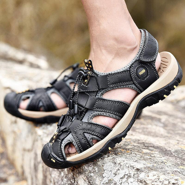 kaegreel handmade leather shoes sandals slippers 31337 black