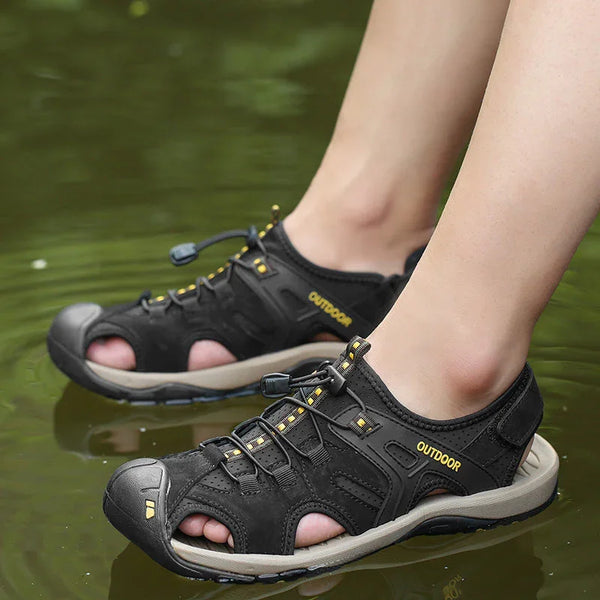kaegreel handmade leather shoes sandals slippers 31407 black