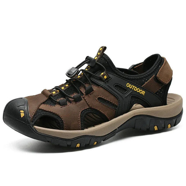 kaegreel handmade leather shoes sandals slippers 31407 brown