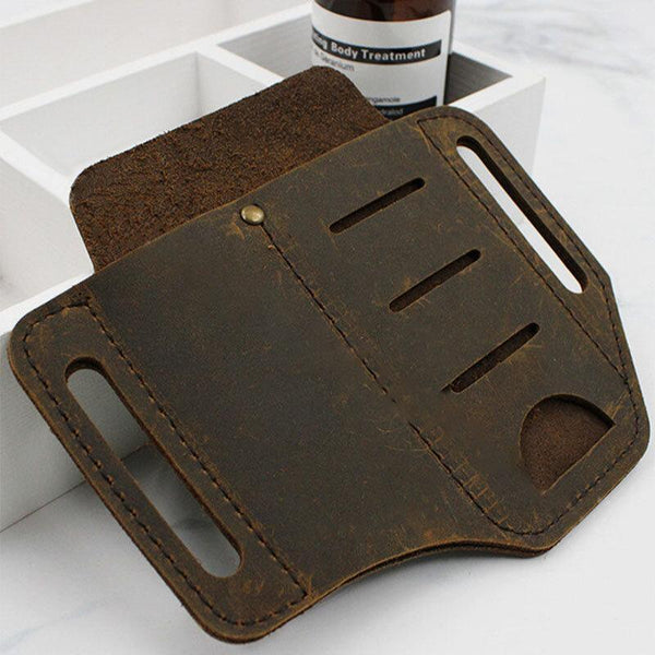 kaegreel leather belt multitool cases 31162 coffee