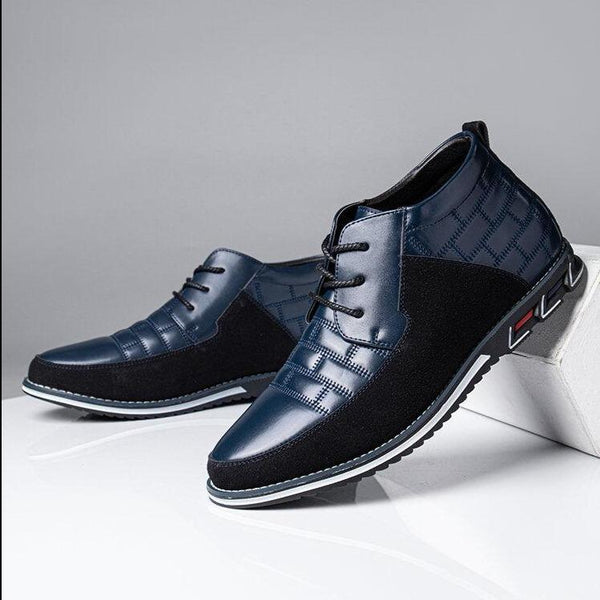 kaegreel leather business dress shoes 31184 blue