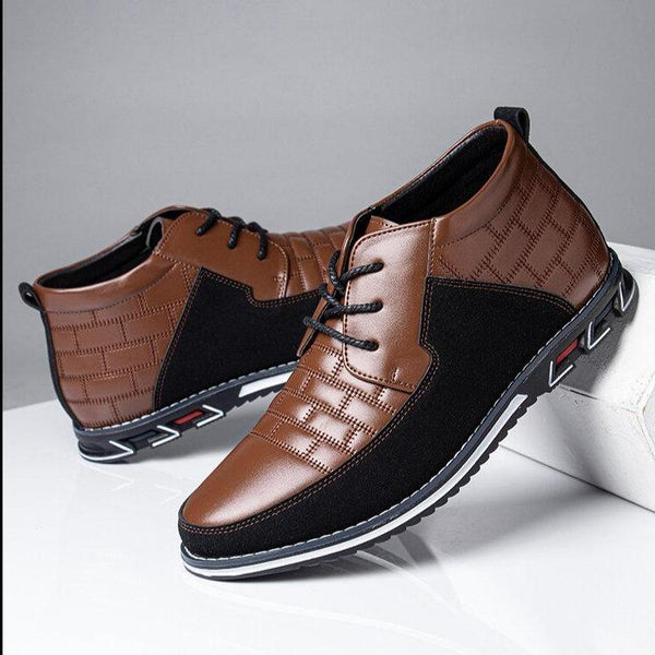 kaegreel leather business dress shoes 31184 brown