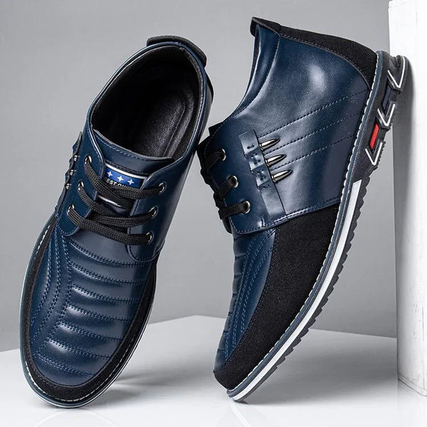 kaegreel leather business dress shoes 31186 blue