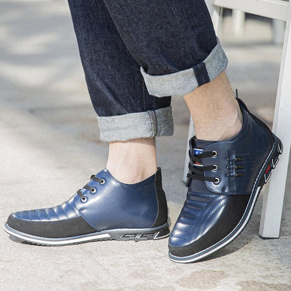 kaegreel leather business dress shoes 31186 blue
