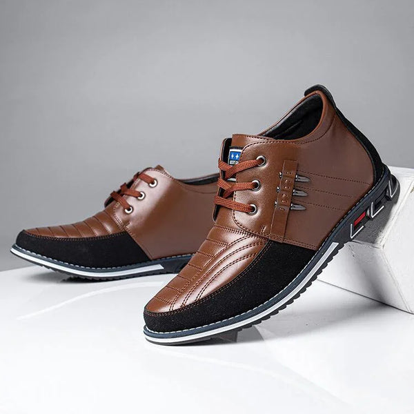 kaegreel leather business dress shoes 31186 brown