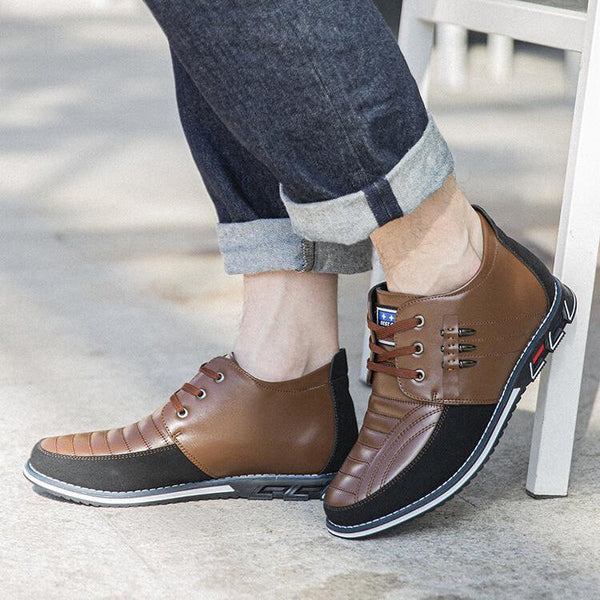 kaegreel leather business dress shoes 31186 brown