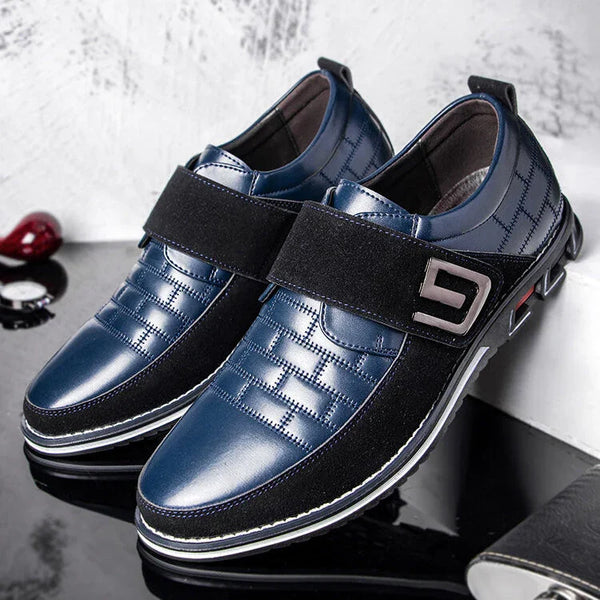 kaegreel leather business dress shoes 31380 blue