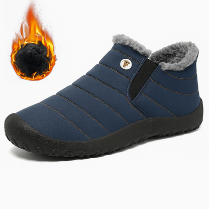 Stivali da neve per esterni foderati di peluche caldi impermeabili unisex (BOGO) (SCOND AUTO-PLIES con 2 coppie nel carrello.)