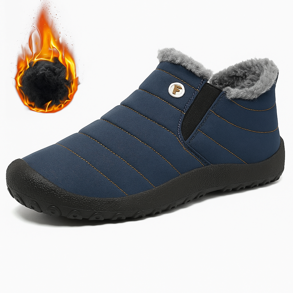 Kaegreel Unisexe pour femmes imperméables en peluche imperméable Bottines de neige extérieures (les personnes avec des pieds larges / épais / arqués sont invités à choisir une chaussure plus grande.)