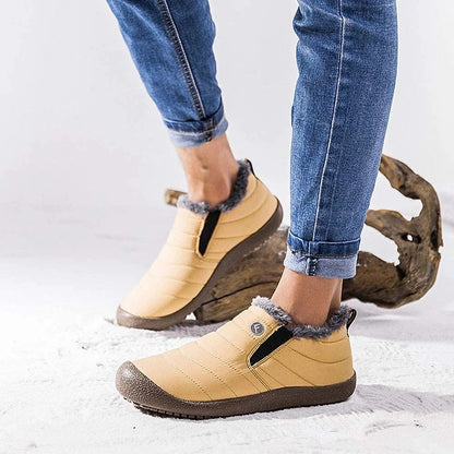 Kaegreel Unisex Waterproof Warm Plush Lined Outdoor Snow Ankle Boots