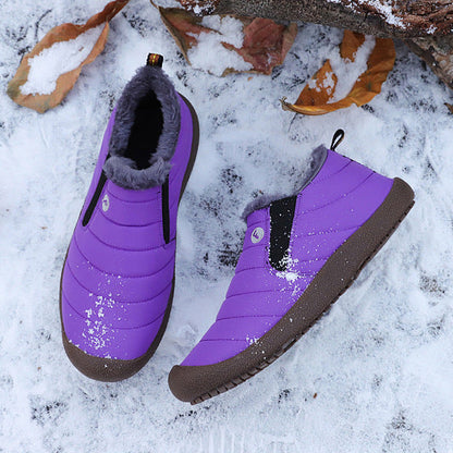 Kaegreel Unisex Waterproof Warm Plush Lined Outdoor Snow Ankle Boots