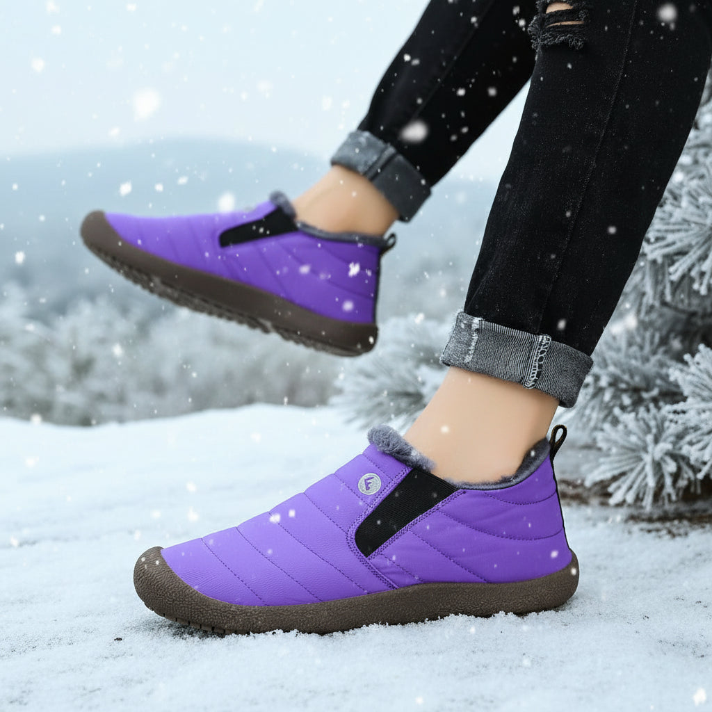 Kaegreel Unisex Waterproof Warm Plush Lined Outdoor Snow Ankle Boots