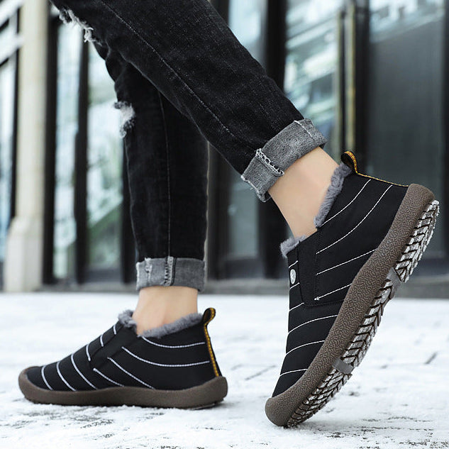 Kaegreel Unisex Waterproof Warm Plush Lined Outdoor Snow Ankle Boots