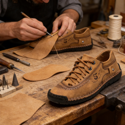 Kaegreel da uomo in microfibra in pelle di cuoio comfort comfort morbido scarpe da ginnastica casual