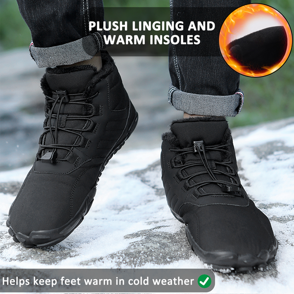 Men's Barefoot shoes Toe shoes Winter Shoes Snow Boots Quick-drying Trail Running shoes Soft Lightweight Fitness shoes Breathable Aqua shoes Non-slip Sole and Wide Toe Box