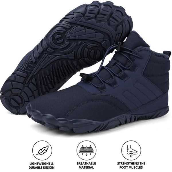 Men's Barefoot shoes Toe shoes Winter Shoes Snow Boots Quick-drying Trail Running shoes Soft Lightweight Fitness shoes Breathable Aqua shoes Non-slip Sole and Wide Toe Box