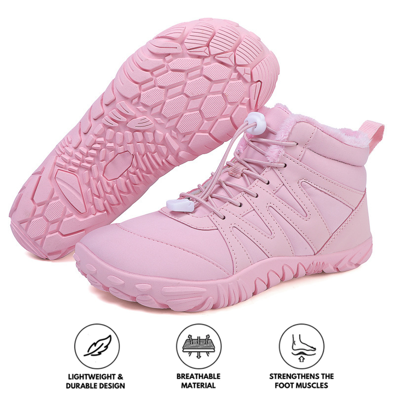 Alave al aire libre Zapatillas de invierno informales Botas de nieve que no son deslizantes e impermeables Barefoot Barefoot Shoe (unisex)